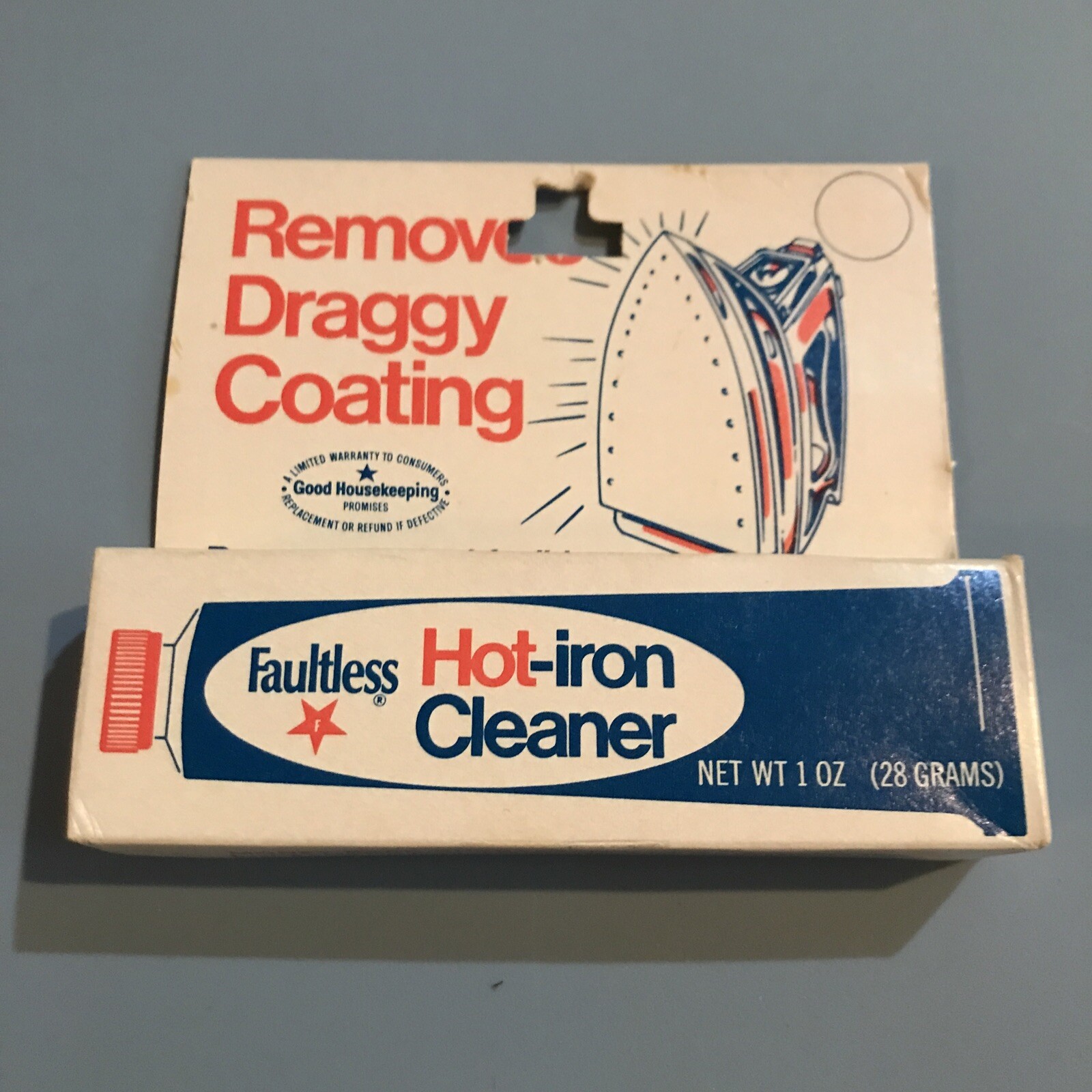 Vintage Faultless Hot Iron Cleaner 1oz Hot Iron Cleaner