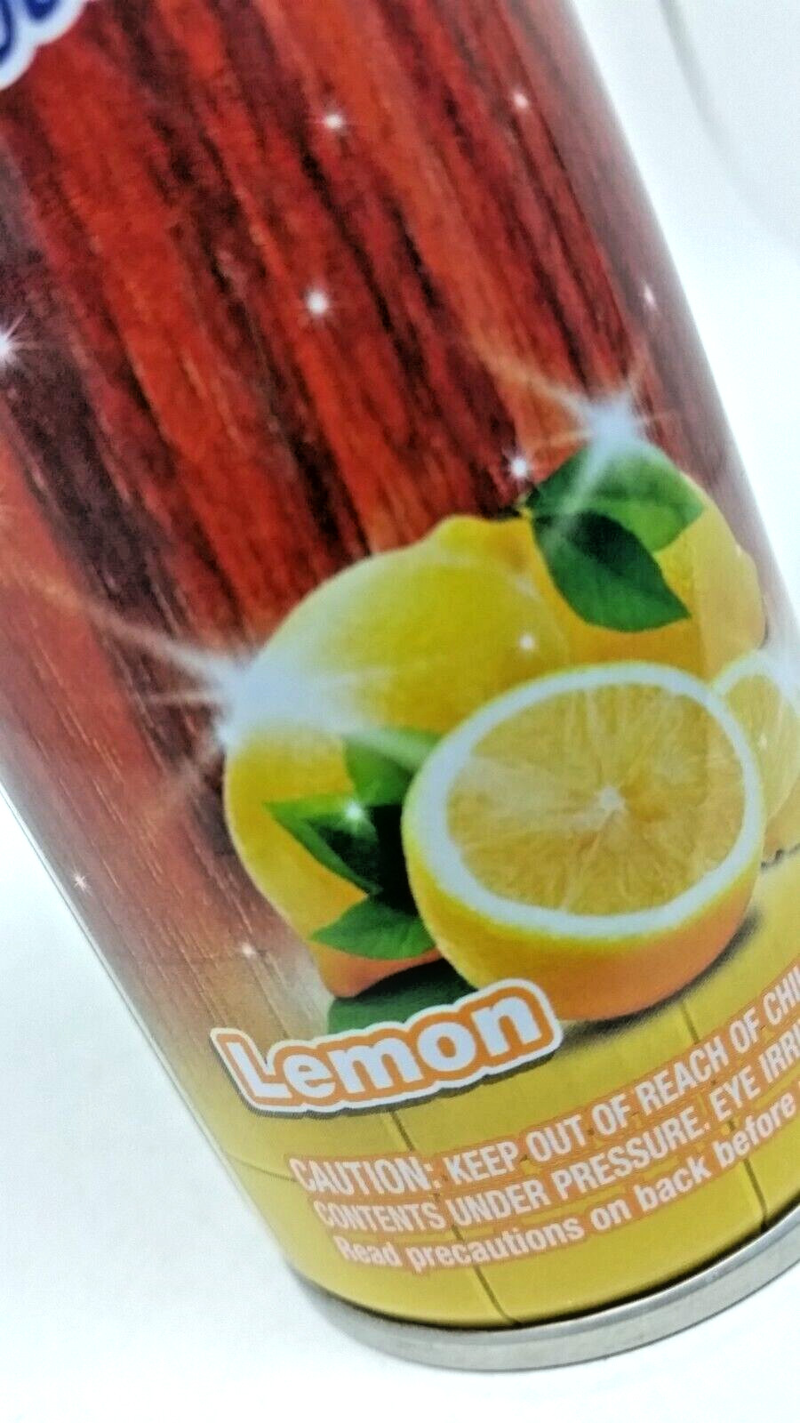( LOT 4 ) Scrubfree Lemon Scent Furniture Polish Cleans, Restore Wood 9.7 Oz Ea