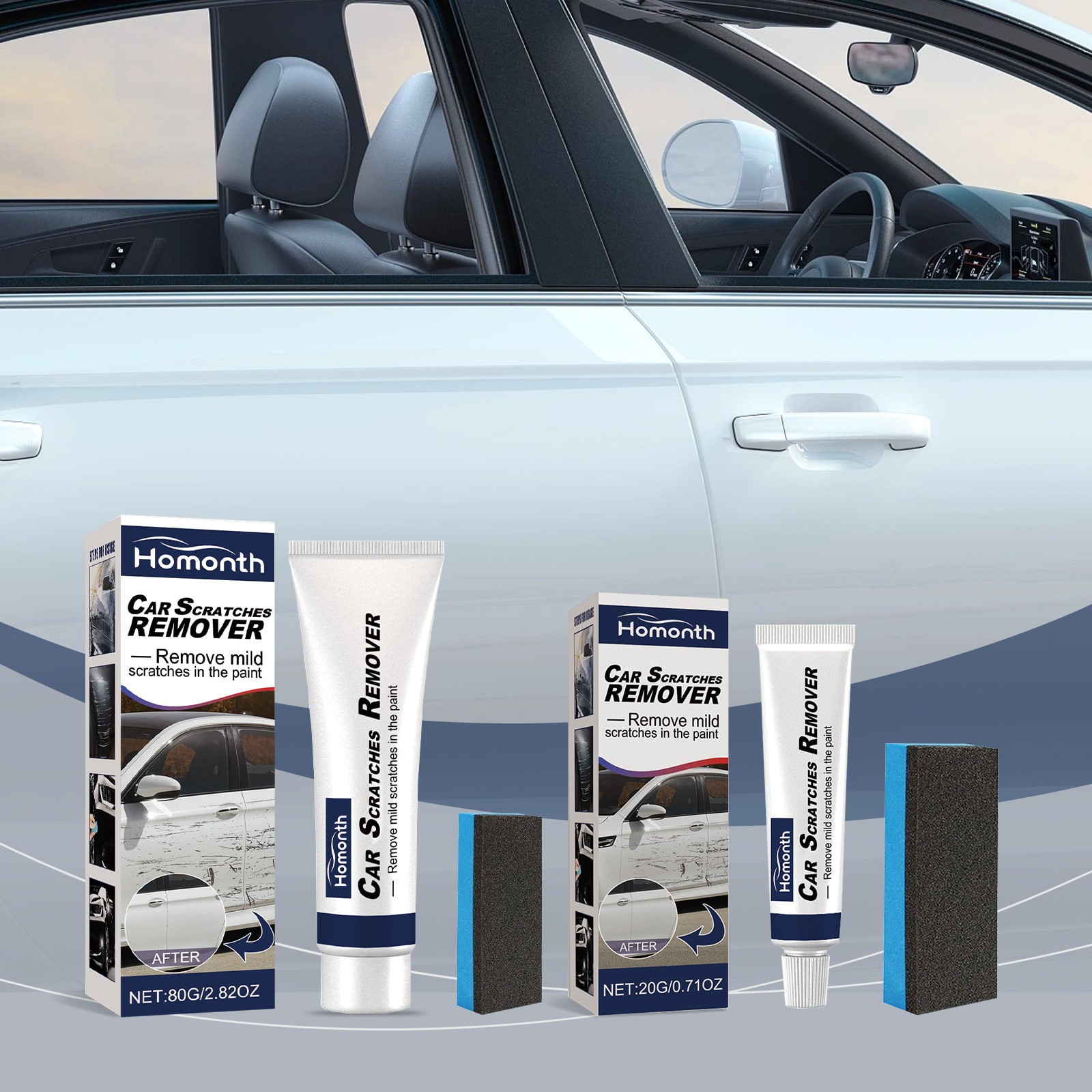 Abrasive Paint Shining Wax – Automotive Scratch Care Removing Marks 🚗
