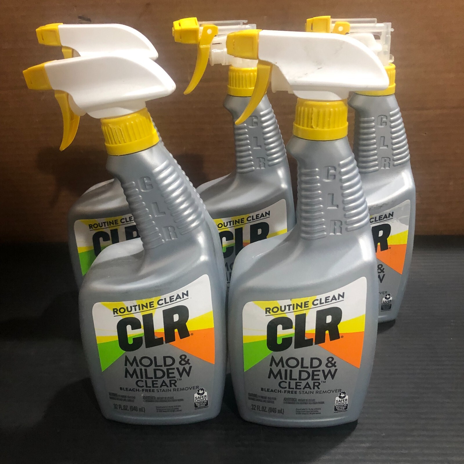(5 PK) CLR Mold and Mildew Clear Bleach-Free Foaming Stain Remover Spray-32 Oz.