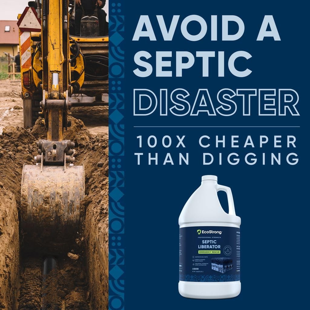 Septic Tank Shock Treatment | Bio Enzyme Septic Safe |Clears Leach Drain Fie…