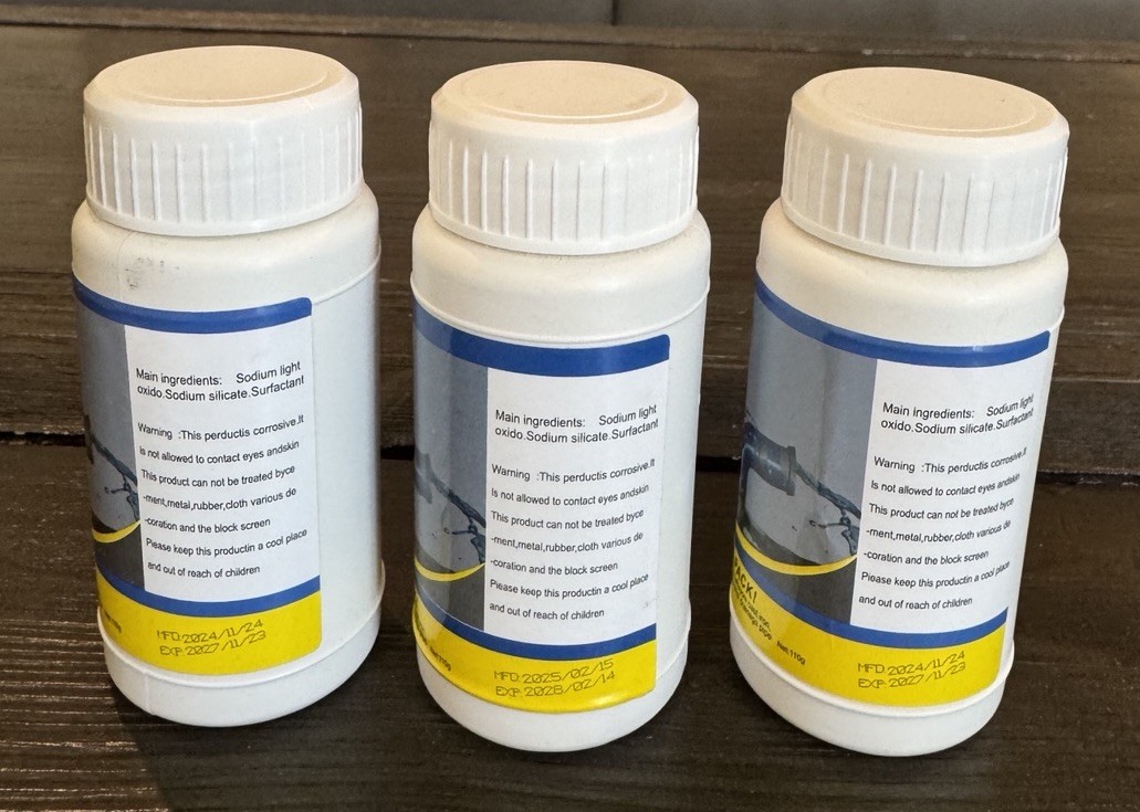 Lot of 3 Wild Tornado Powerful Sink & Drain Cleaner Powder Clog Removal Open