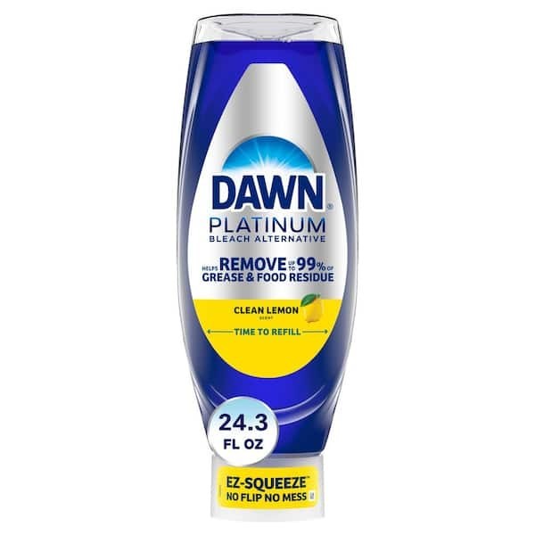 Dawn Platinum Bleach Alternative 24.3 oz. Clean Lemon Scent Liquid Dish Soap