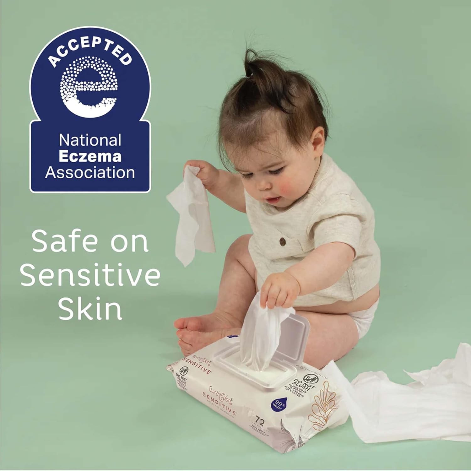 Earth & Eden Sensitive Baby Wipes (864 Count, 12 Packs of 72 Wipes) – Eco-Cons