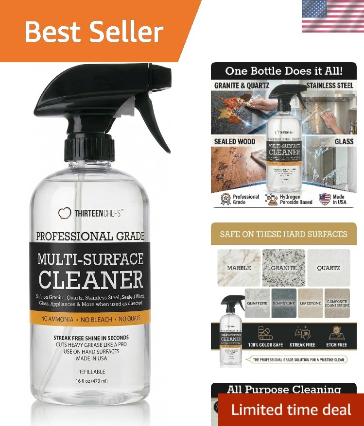 Eco-Friendly Multi-Surface Cleaner – 16oz Citrus Spray for Home & Kitchen