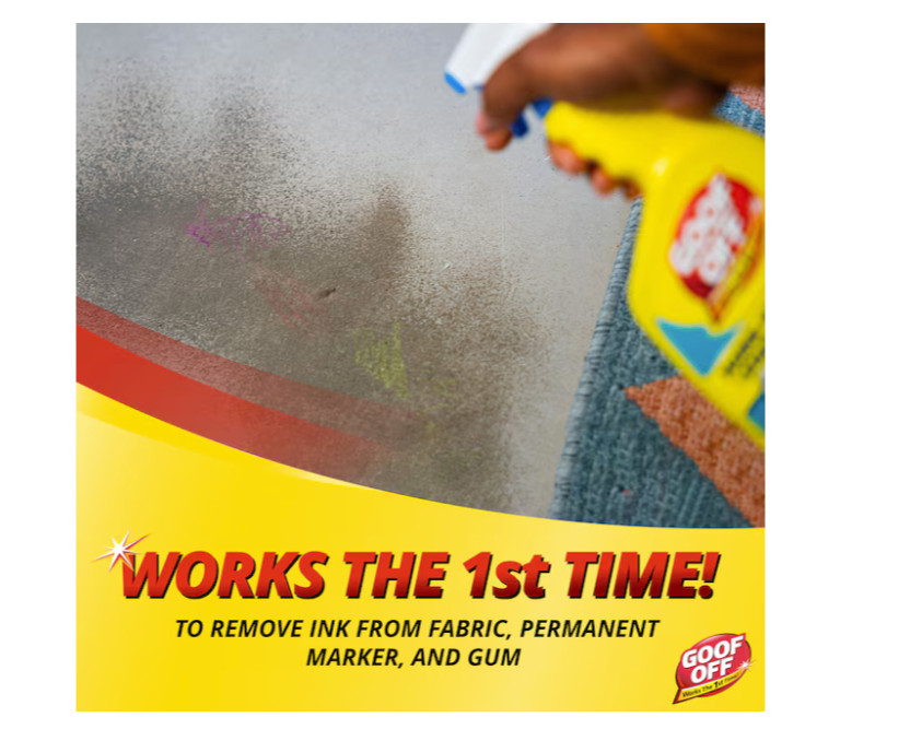 Goof Off 4 -oz Liquid All-Purpose Cleaner Fabric Clothing Plastic Stain Remover