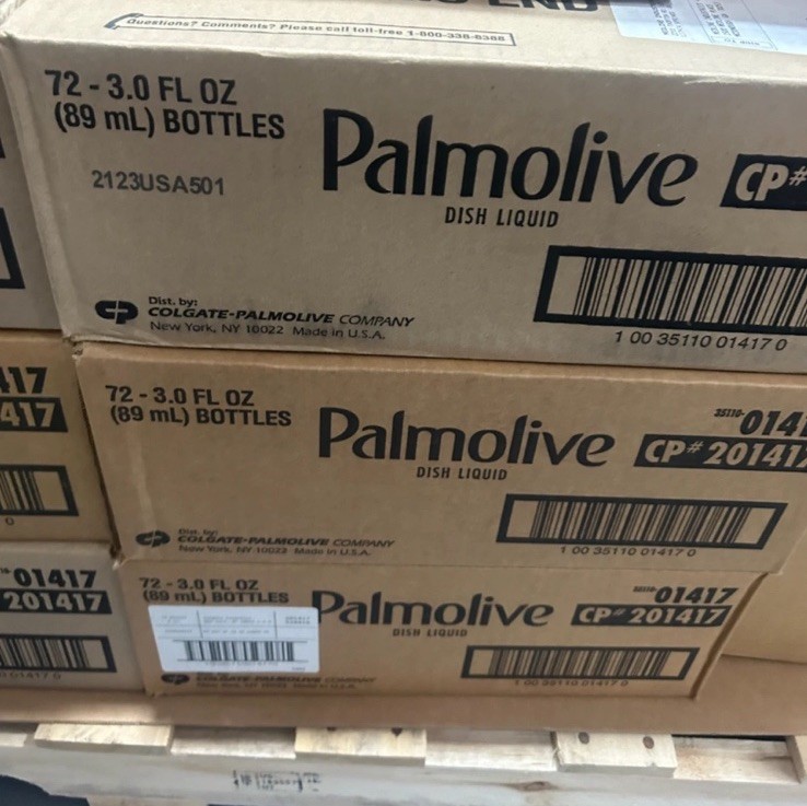 Palmolive Original Dishwashing Liquid, 3 Oz Bottle, Case Of 72