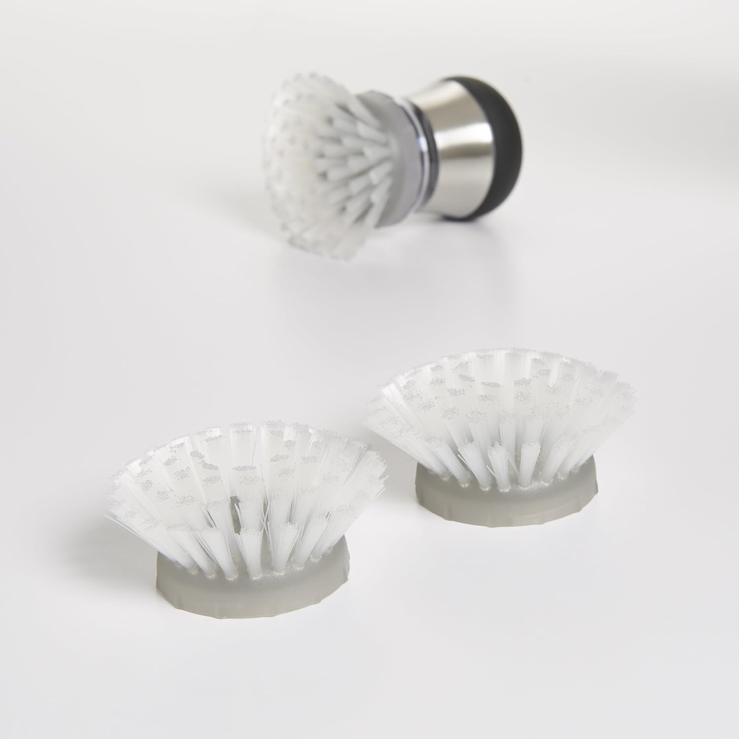 Steel Soap Dispensing Palm Brush Refills,2 Count (Pack of 1)