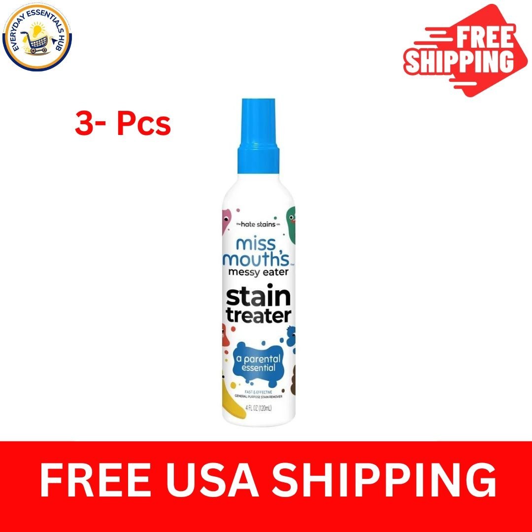 Miss Mouth’s – Messy Eater Stain Treater Spray 4 fl oz – Stain Remover 3 – Pack