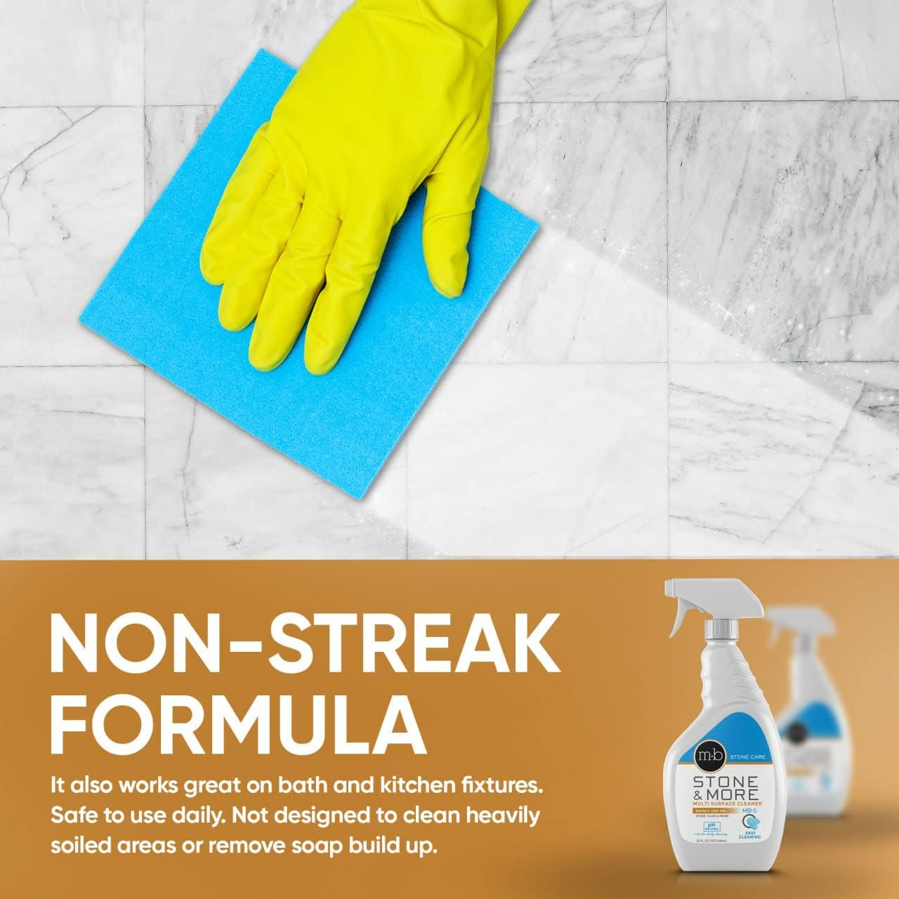 MB-5 Stone & More 2 Pack All Purpose Cleaning Spray Kitchen Counter Cleaner Spra
