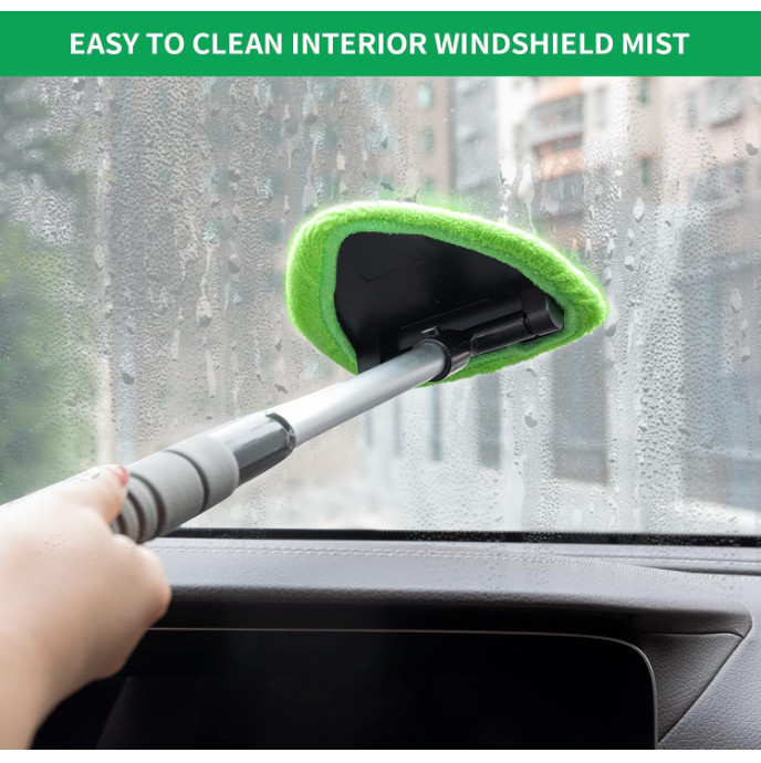15x Windshield Cleaner Wand – Microfiber Anti-Fog Tool for Car Windows