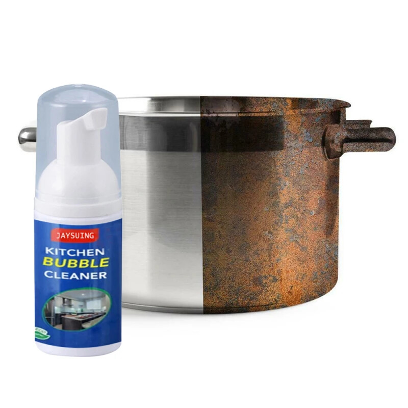 30ML Cleaning Bubble Spray Kitchen Grease Rust Remover Home Dirt Oil Descaling