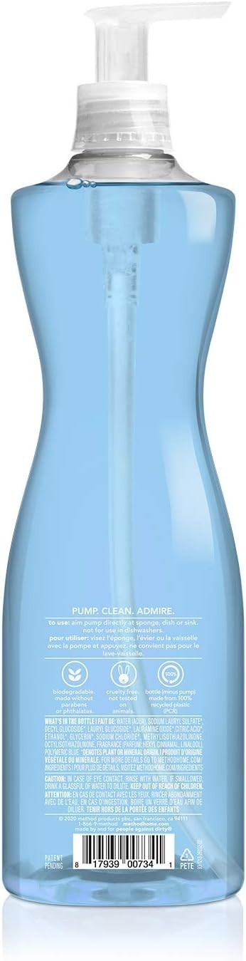Liquid Dish Soap Sea Minerals Scent With Plant-Based Power 18 oz