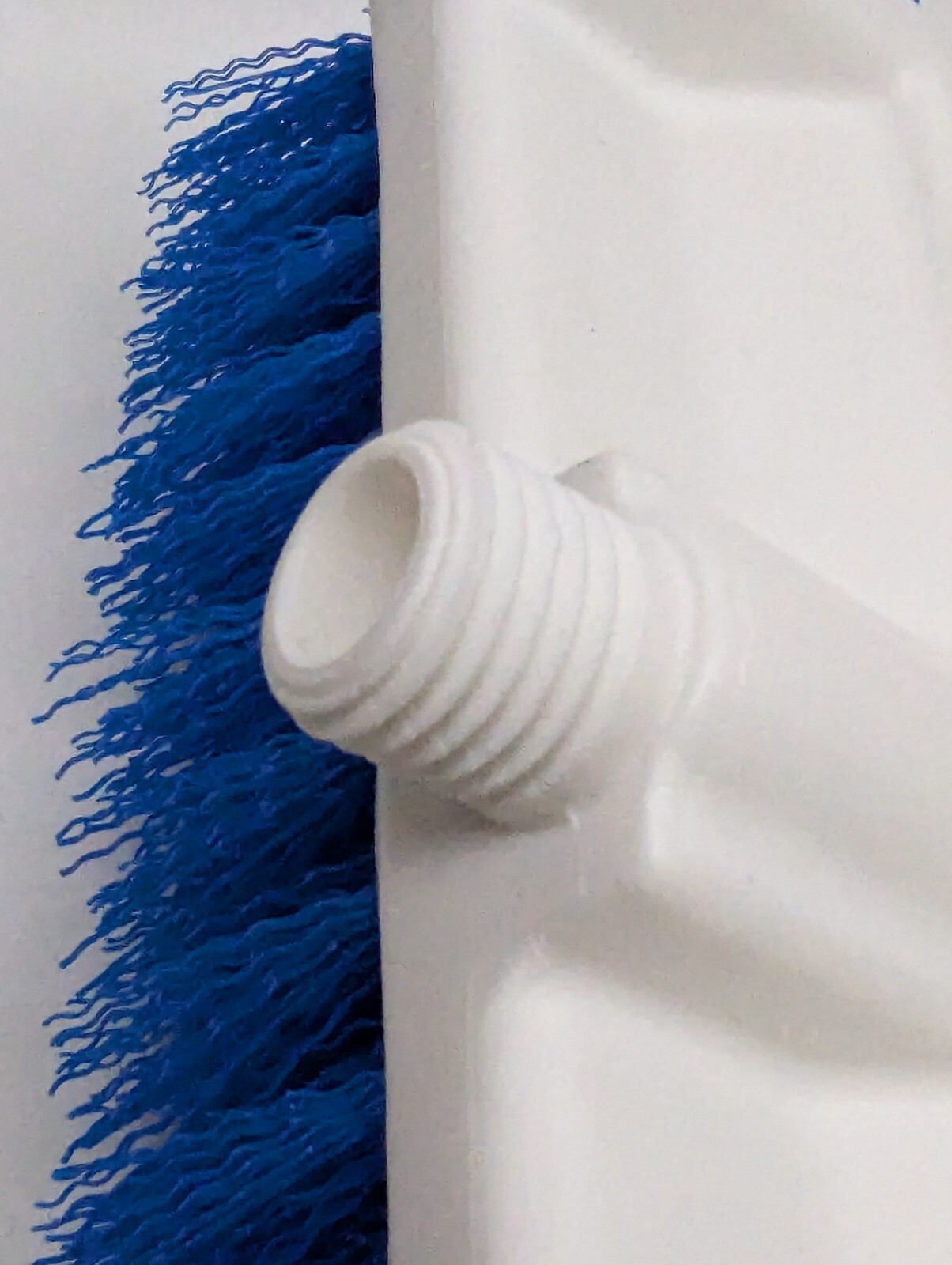 Lot of 6 Extra Heavy Duty Deck Scrubber Cleaning Brush Blue Bristles Replacement
