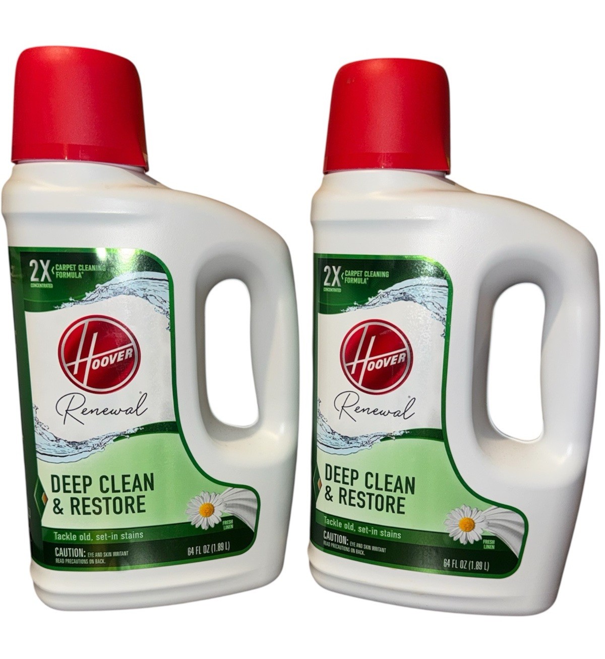 (2 Pack) Hoover Revive Renew Carpet Concentrated Machine Cleaner Solution, 64 oz