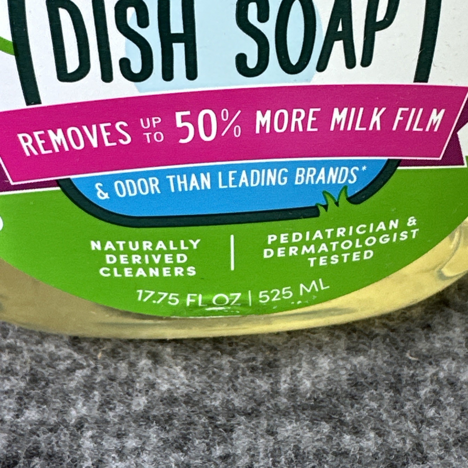 Dapple Baby Bottle and Dish Soap Fragrance-Free 17.75 fl oz 4 Bottles SEALED