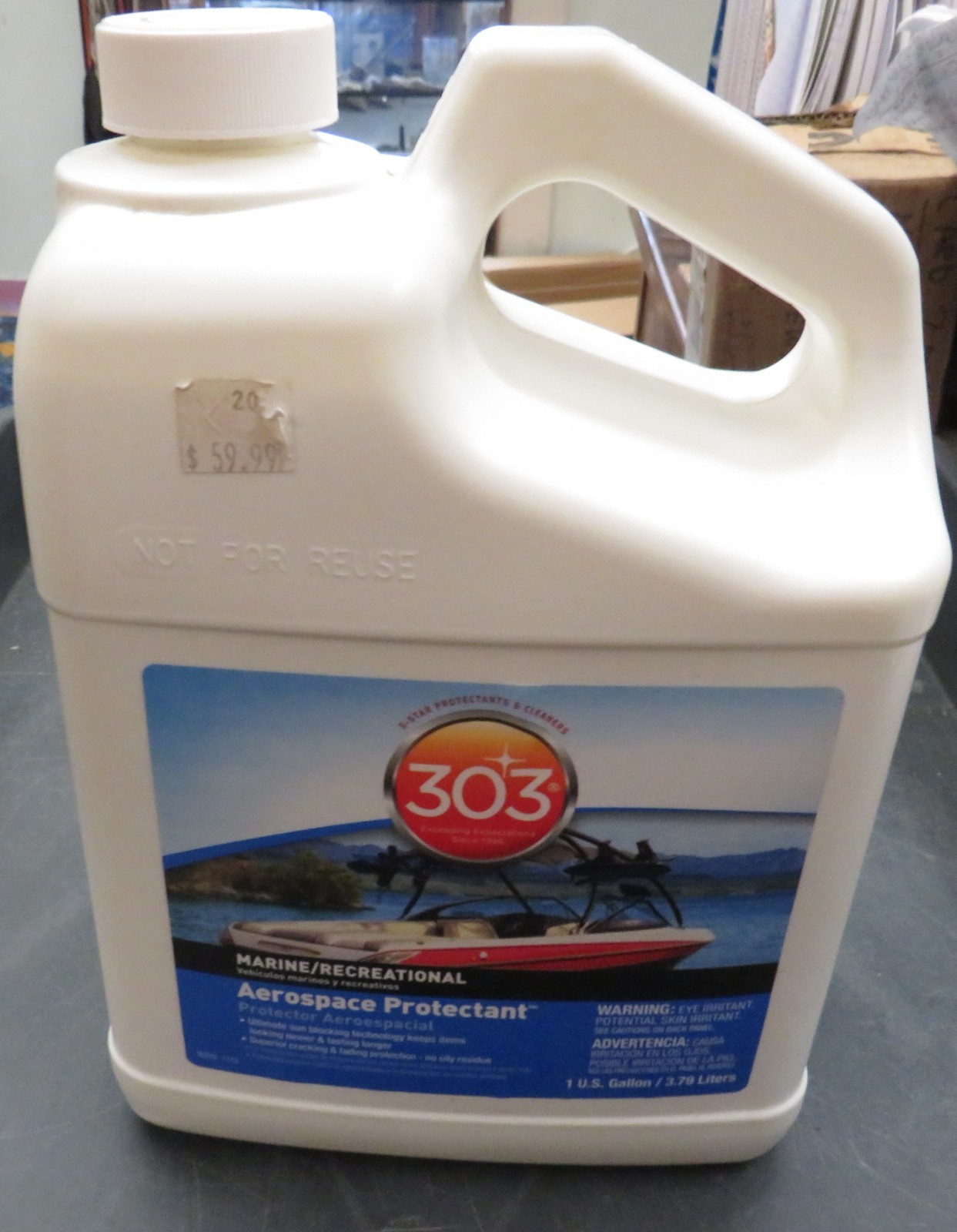 303 Marine Recreational Aerospace Protectant 1 Gallon Free Shipping NOS