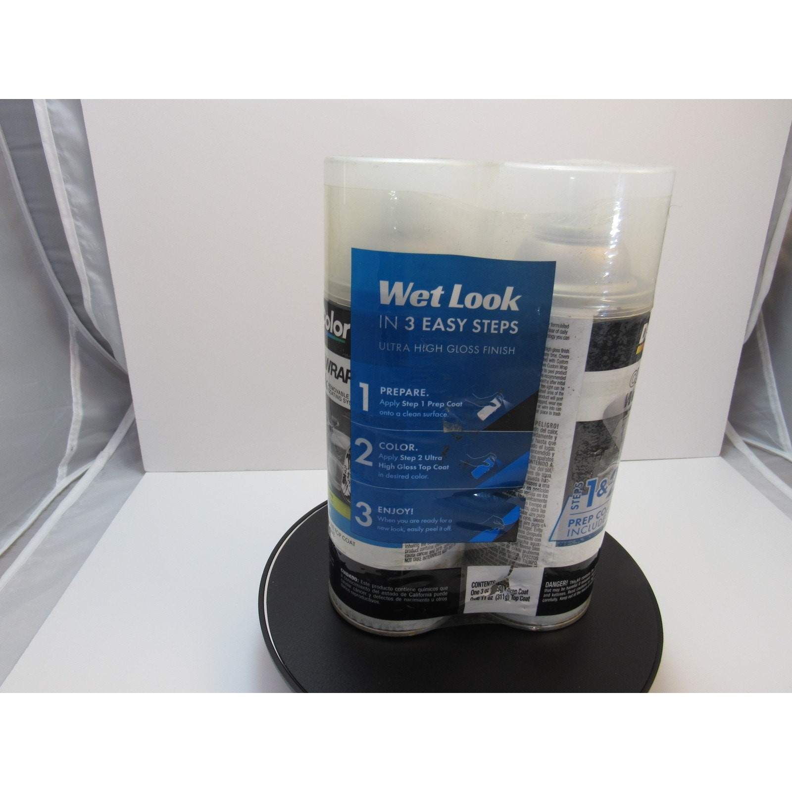 Dupli-Color Custom Wrap Wet Look Clear Removable Coating System 2 Cans 22 FL OZ