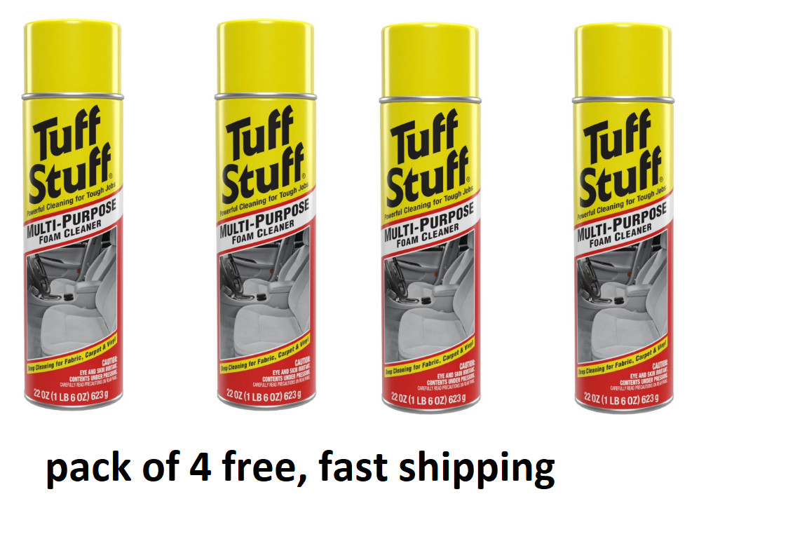 4 pack Tuff Stuff Multi Purpose Foam Cleaner for Car Detailing, 22 oz