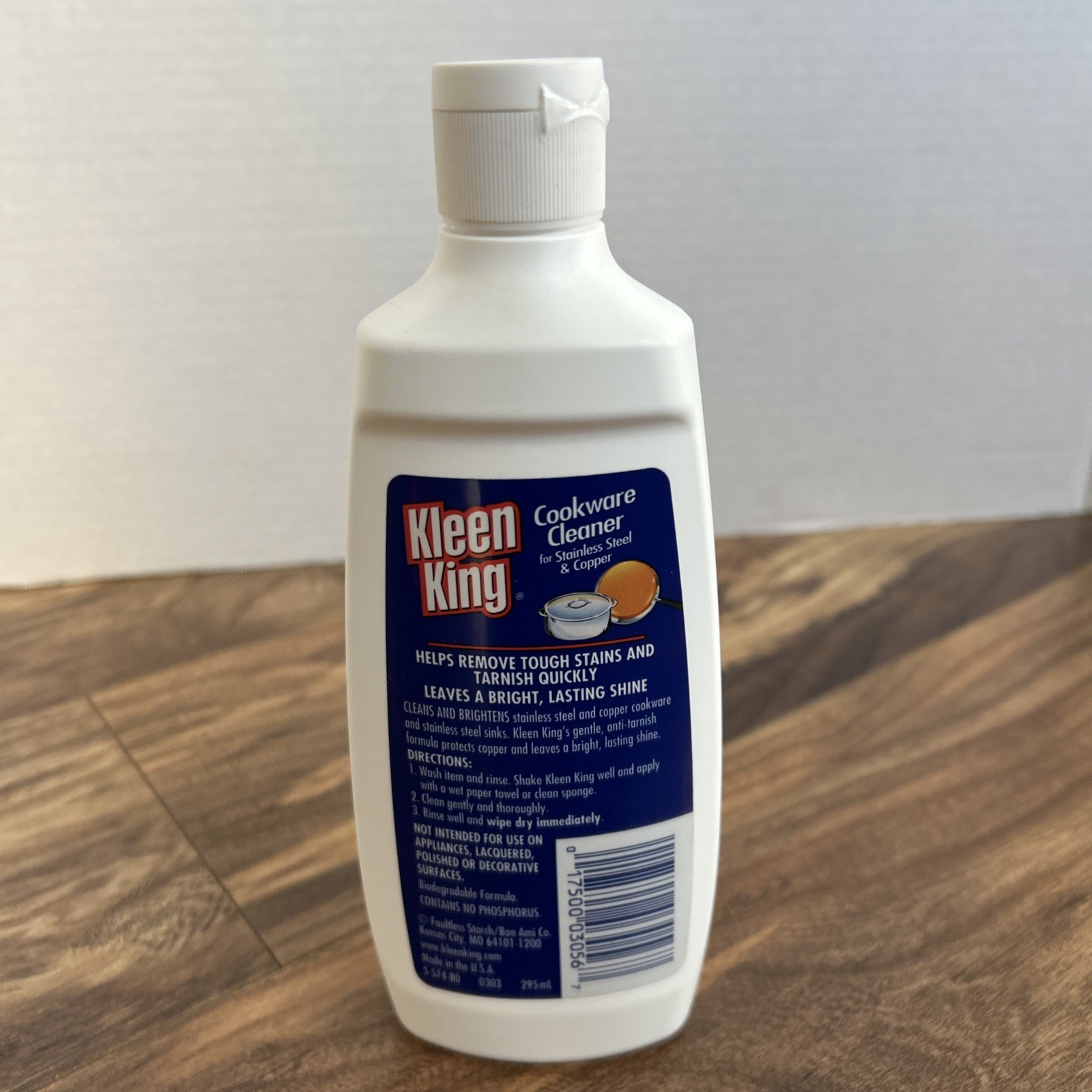Kleen King cookware cleaner 14 oz stainless steel copper liquid ~60% Full