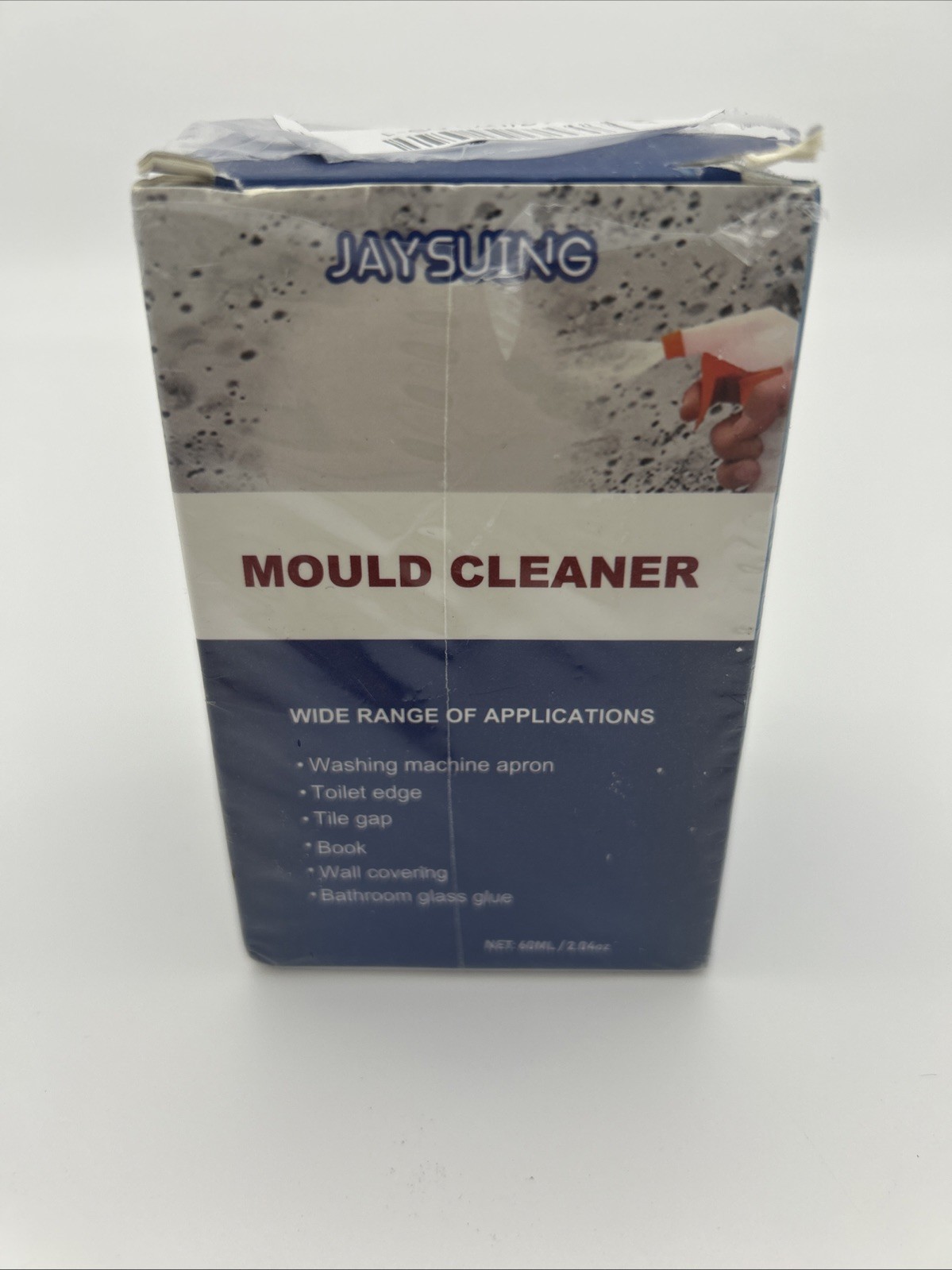 Jaysuing Mould Cleaner 2 fl oz – New Mold Spray Toilet Tile Wall Bathroom 60 ml