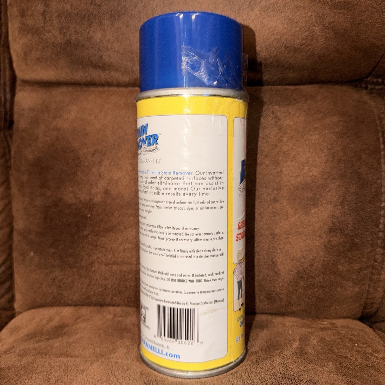 Campanelli Professional Stain Remover Point & Spray 15Oz Blue & white bottle New