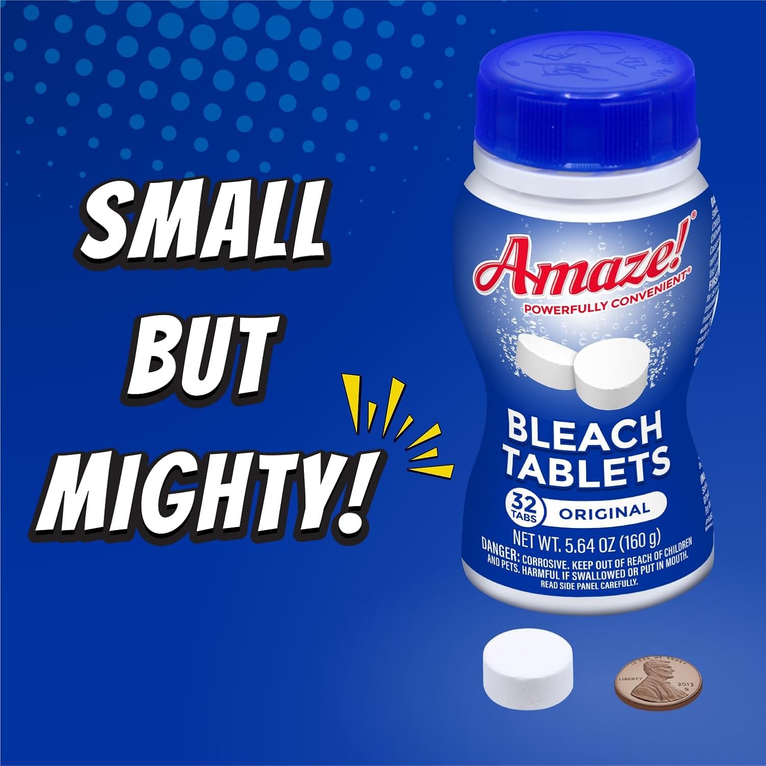 Ultra Concentrated Bleach Tablets [6 bottles] Original Scent Laundry Toilet