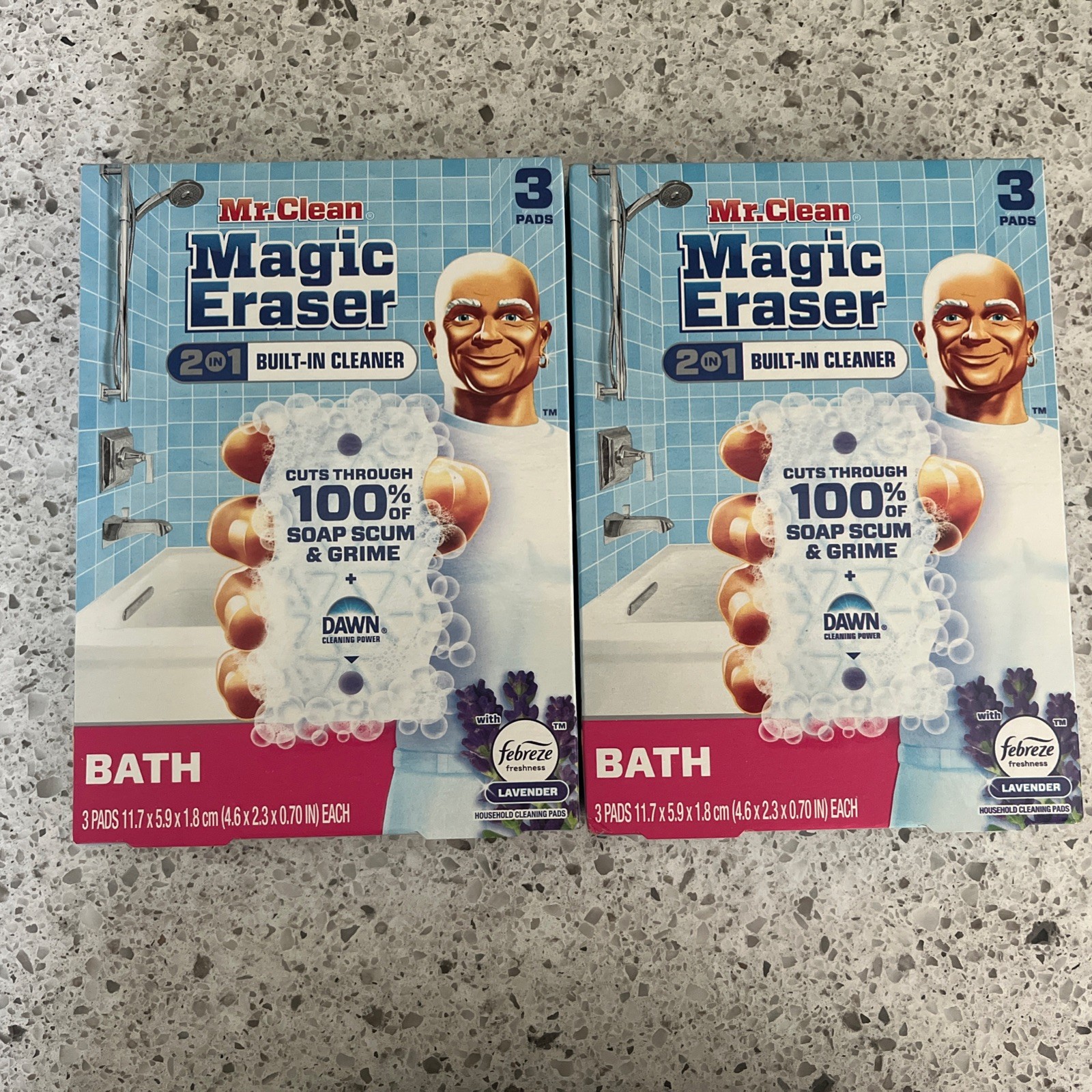 Mr. Clean Magic Eraser 2in1 Dawn with Febreze Lavender 6 Pack
