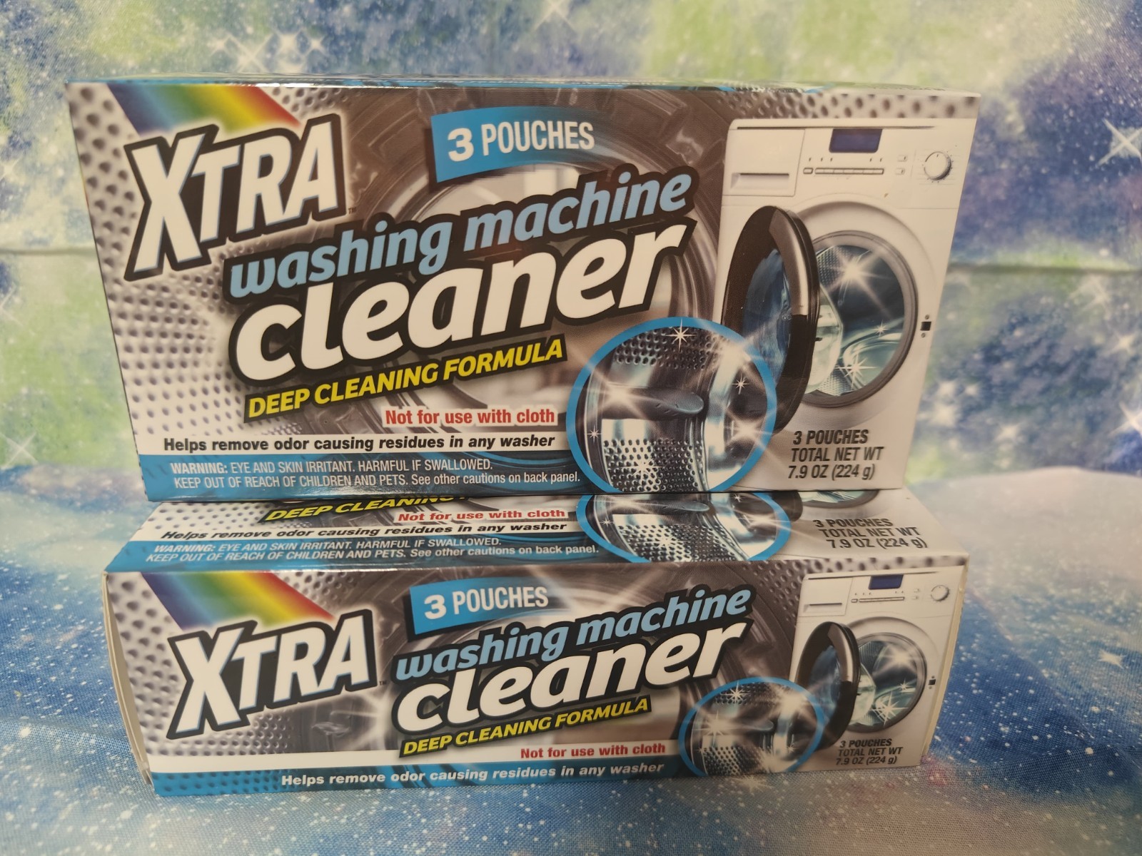 Xtra Washing Machine Cleaner Deep Cleaning Formula 3 packs/3x Pouches