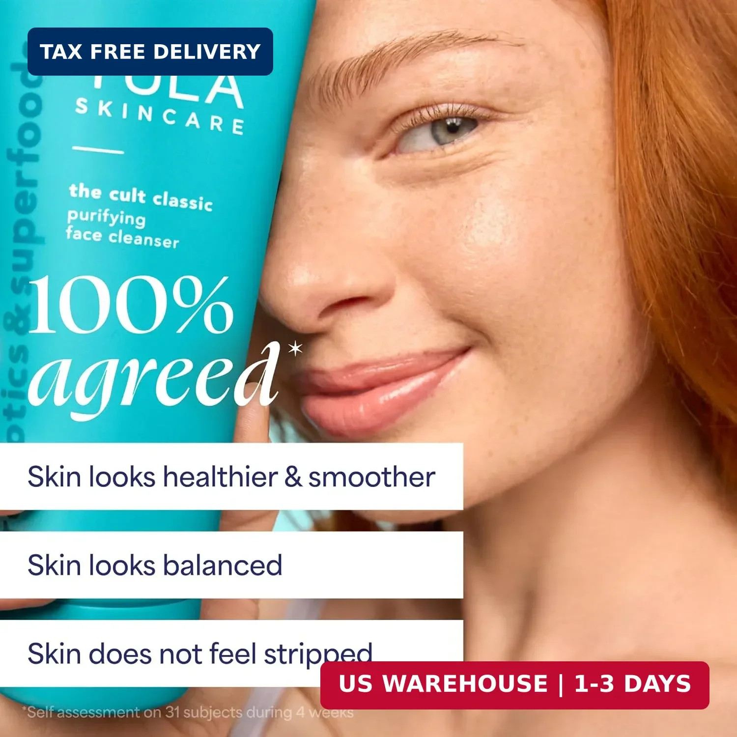 TULA Skincare Cult Classic Purifying Face Cleanser, Daily Wash for Pores & Skin