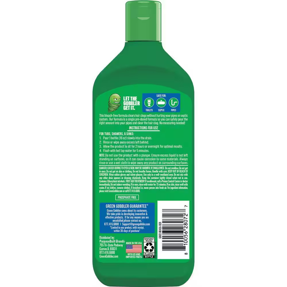 16 Oz. Targeted Hair Clog Remover Drain Cleaner