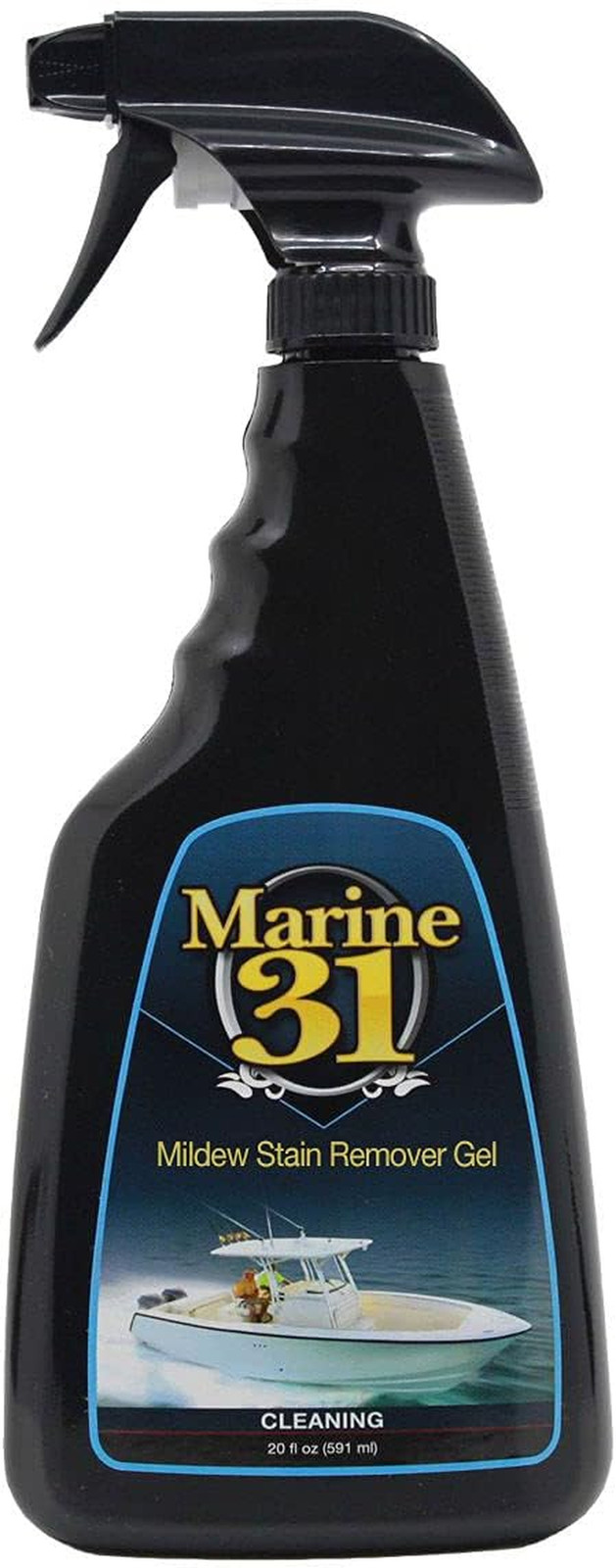 Mildew Stain Remover Gel | Thick Gel Formula for Marine, Boat, Home & Patio | Re
