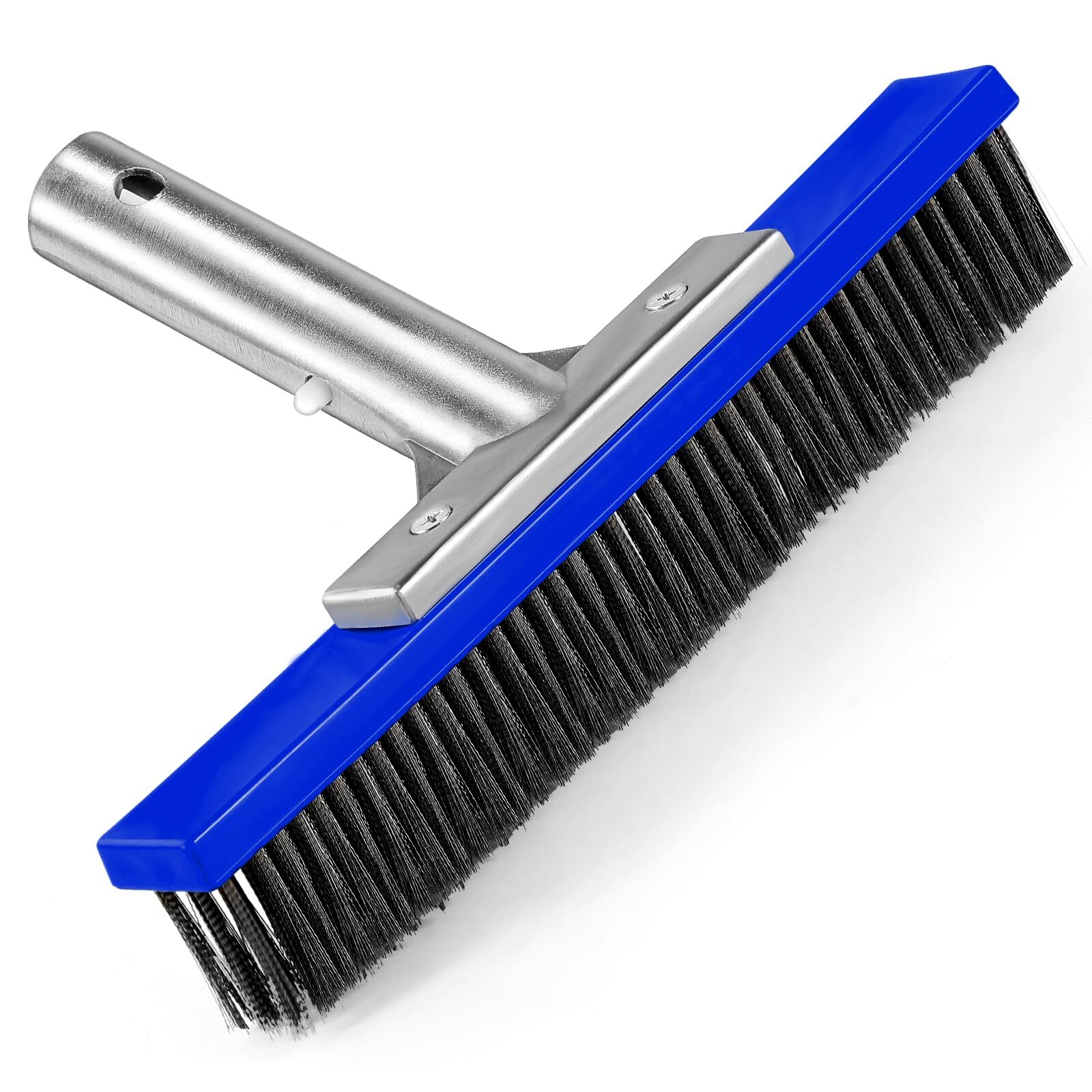 10 Inch Heavy Duty Pool Brush Head w/ Stainless Steel Wire Bristles for Concrete