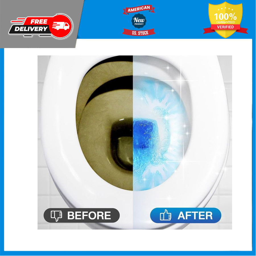 Vacplus Automatic Toilet Bowl Cleaner Tablets, 50Pack, VAT165
