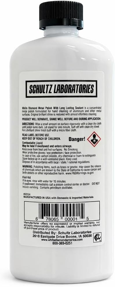 Metal Polish with Long Lasting Sealant 12 fl oz is a Cleaner Polisher and