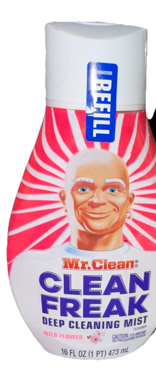 Mr. Clean Clean Freak WILD FLOWER Scent Deep Cleaning Mist Refills 2-16fl.oz