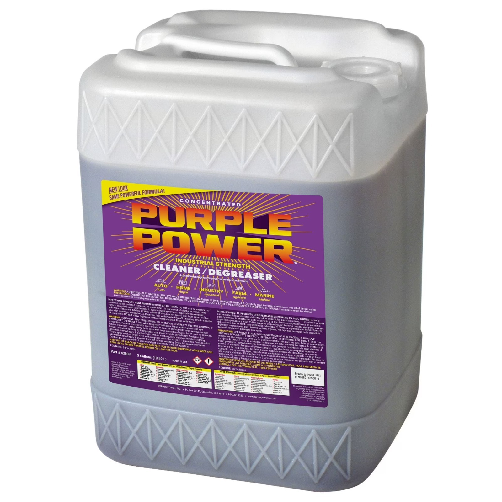 (2 pack) Purple Power Industrial Strength Cleaner and Degreaser, 5 Gallon