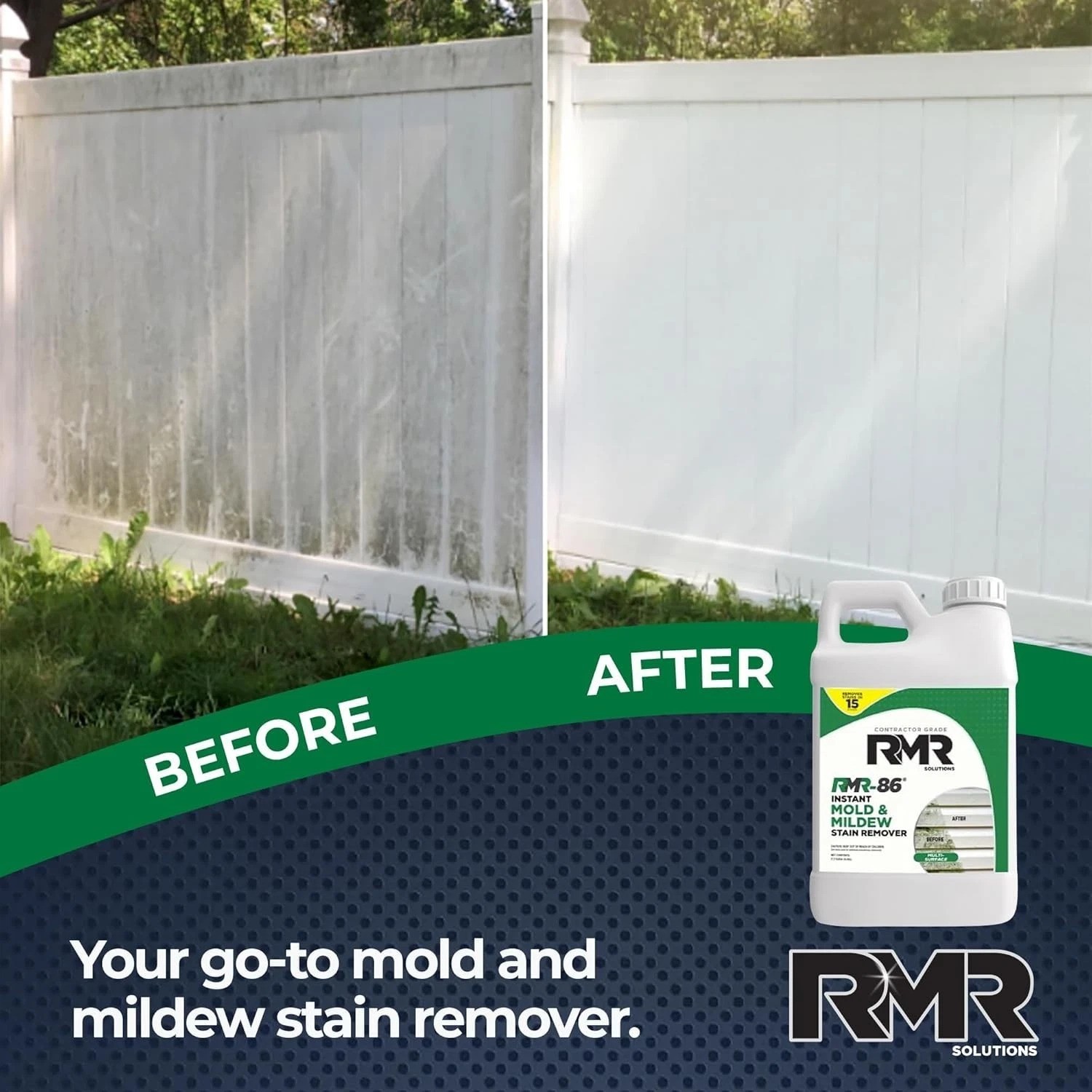 RMR-86 Instant Mold Stain and Mildew Stain Remover Spray – Scrub Free Formula…