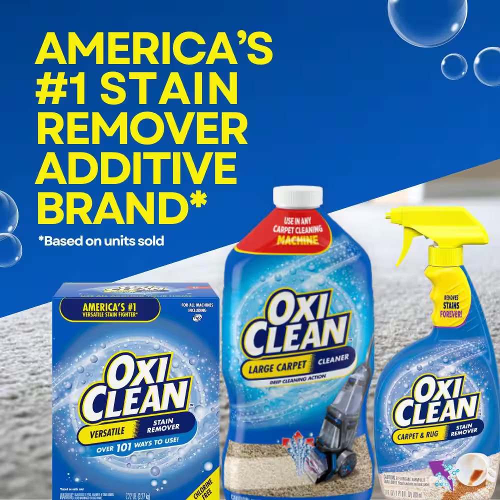 64 Oz. Oxi Clean Large Area Carpet Cleaner Free Shipping