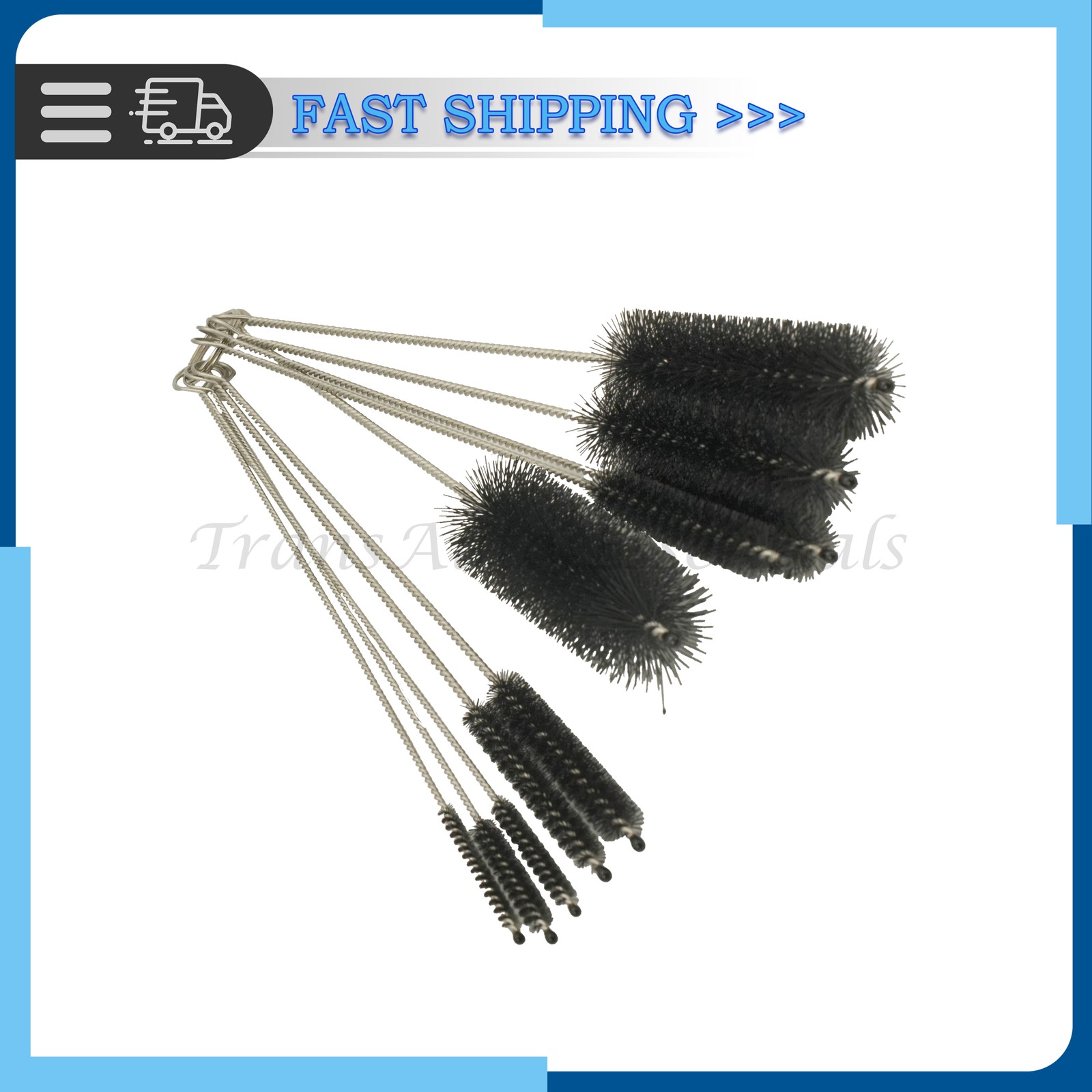 10PCS Set Nylon Small Long Cleaning Straw Brush Cleaner Bottle Tube Pipe US