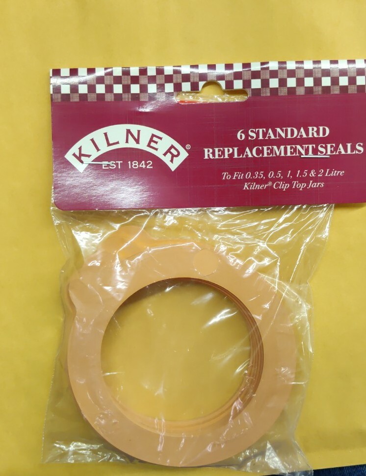 Kilner Regular Standard Mouth Rubber Replacement Seals 6 pk