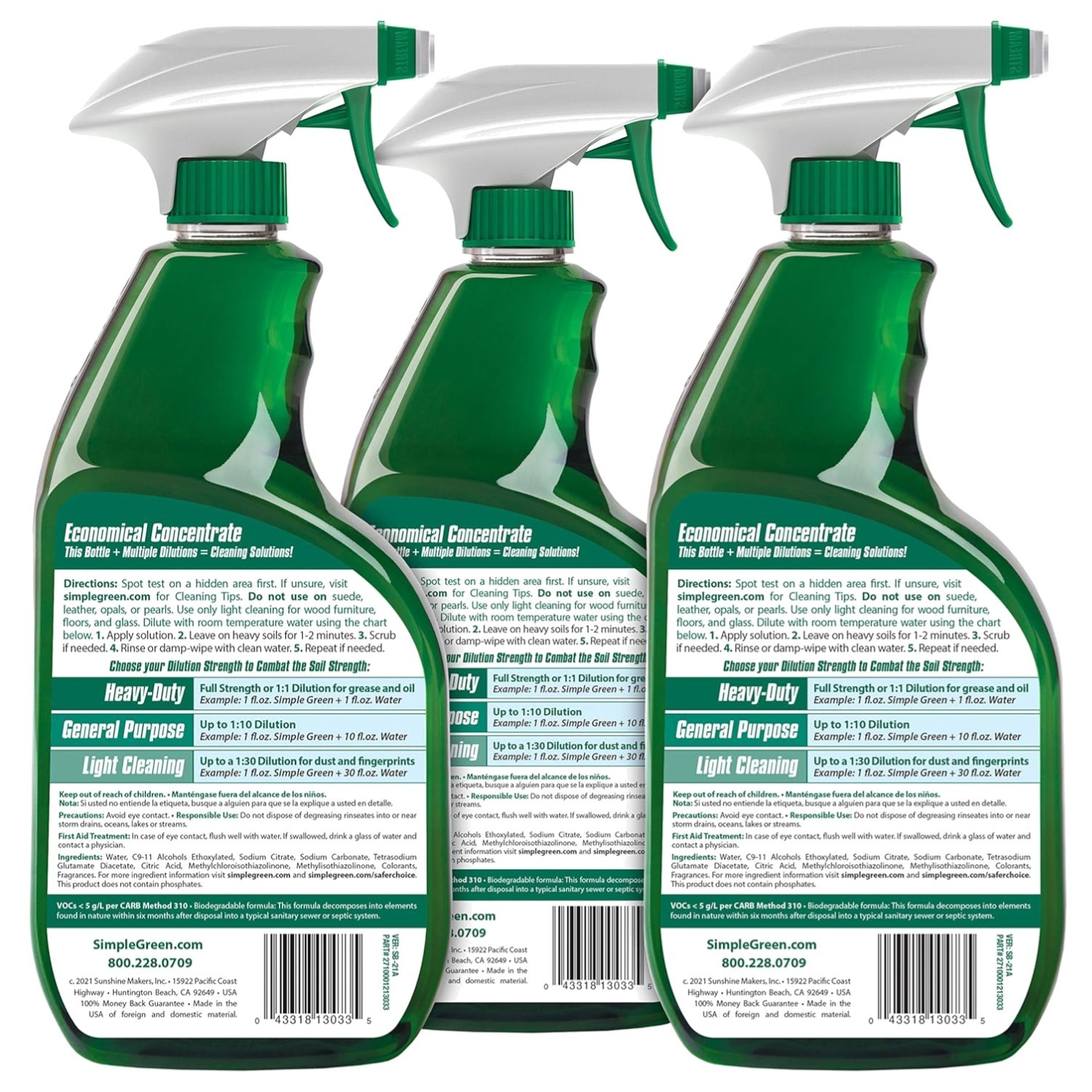 All-Purpose Cleaner Spray, Scent, 32 Oz (Pack of 3)