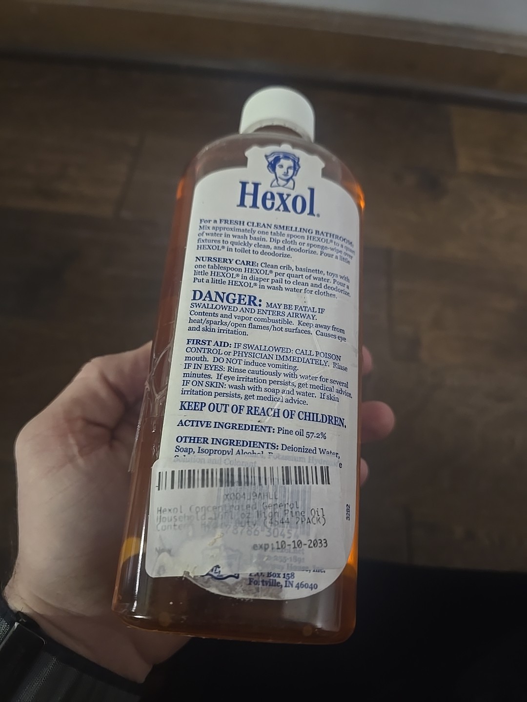 2-Hexol General Household Cleaner & Deodorant 16 Fl Oz Concentrated Bathroom