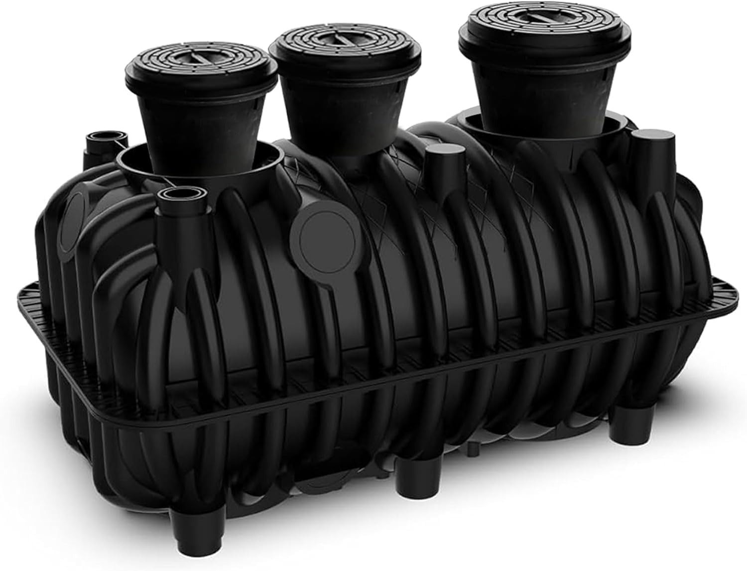 Large Underground Septic Tank Kit -68.3X38.8X36.2In Plastic Septic Tank System,