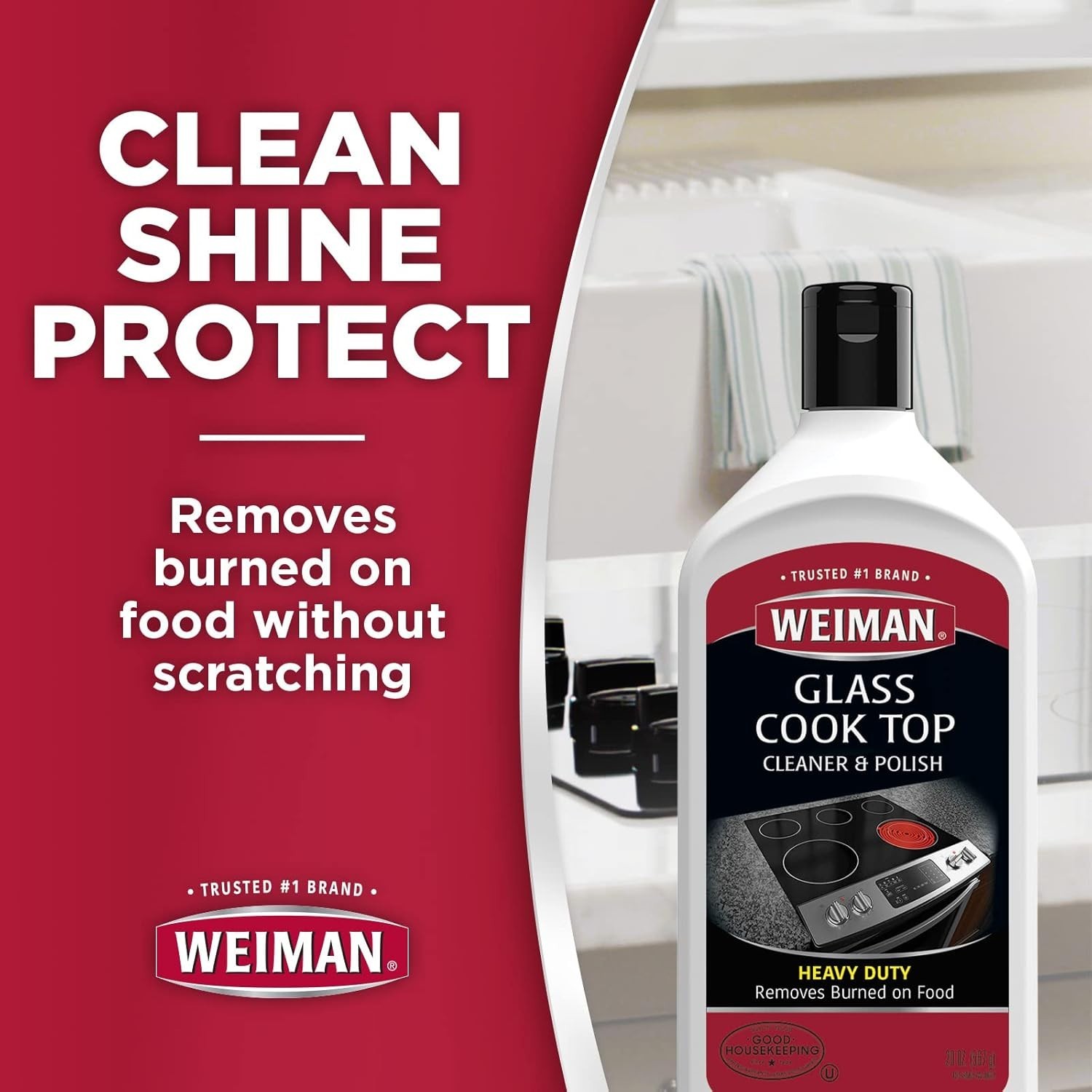 Ceramic and Glass Cooktop Cleaner and Polish – 20 Ounce – Shines and Protects…