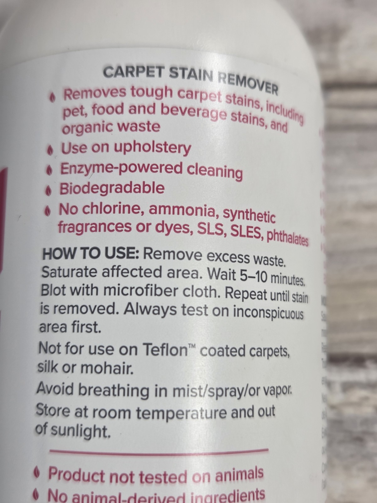 Norwex Carpet Stain Remover Refill New Sealed 12 oz 355 ml Made In USA