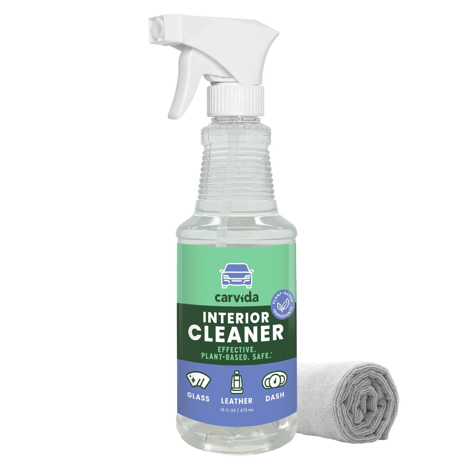 Interior Cleaner, All-Purpose Car Cleaning Spray, Natural Grapefruit Scent, 16oz