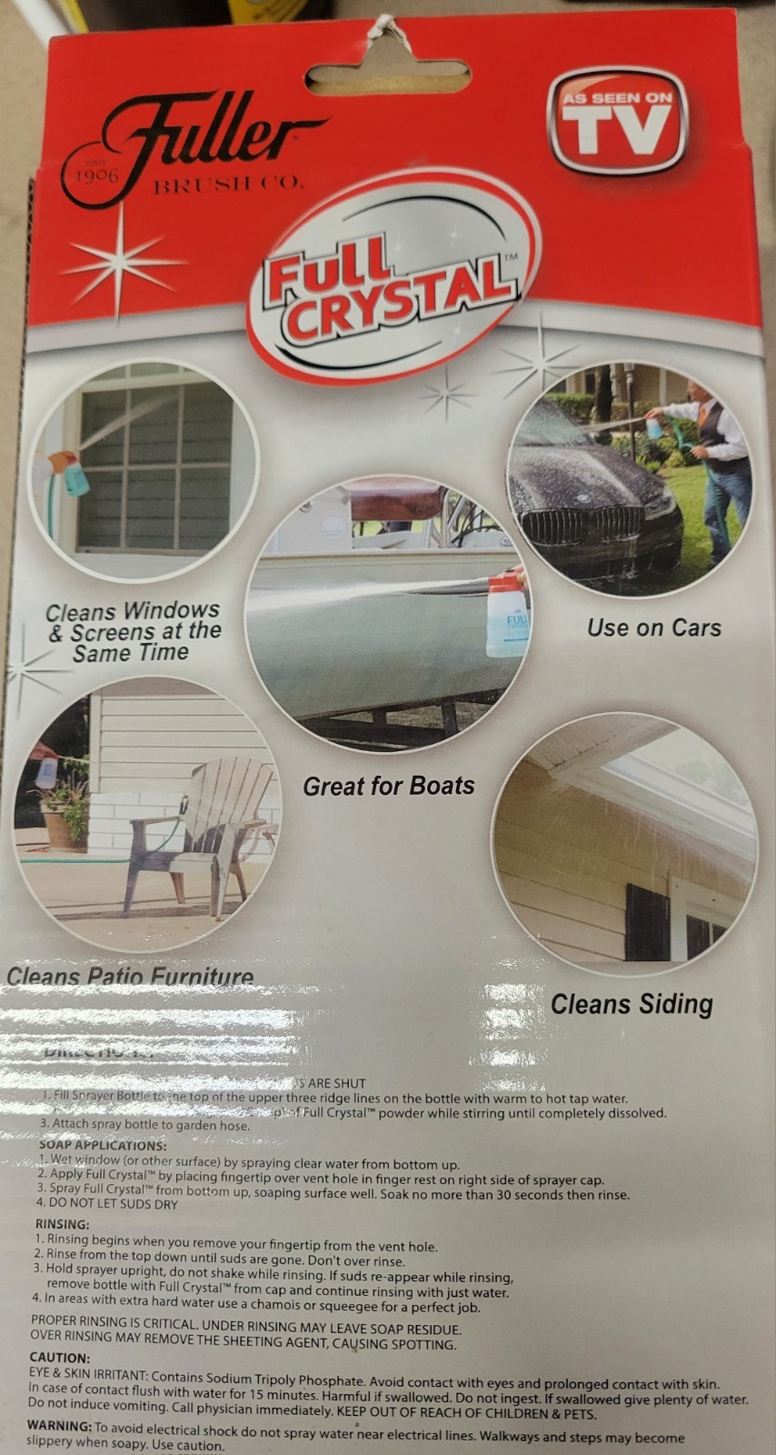 Fuller Brush FBFC-6 Full Crystal Window and Outdoor Surface Cleaner