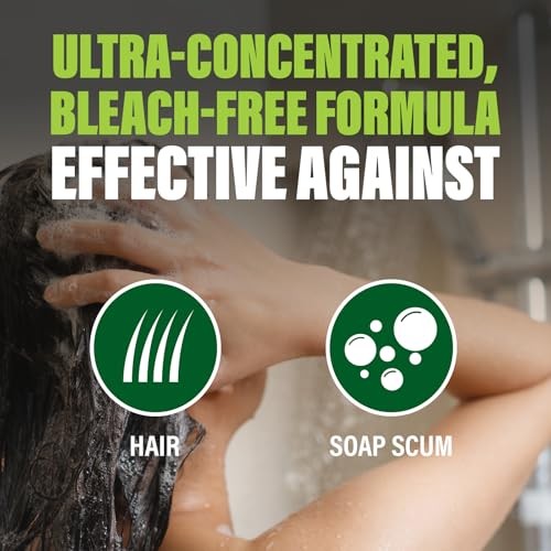 Green Gobbler Ultra Concentrated Drain Clog Remover, Hair & Soap Dissolver, 2 Pa