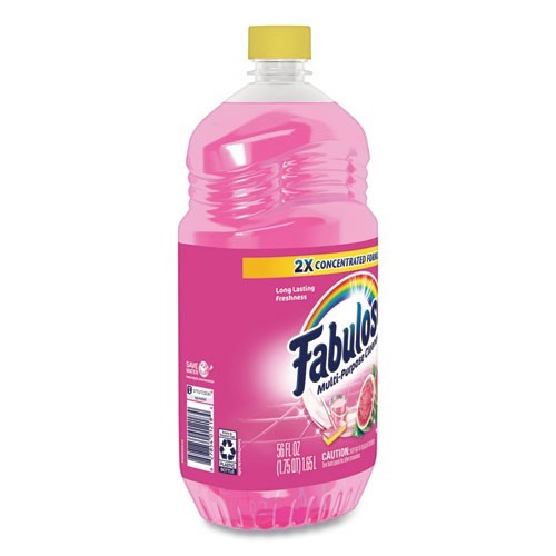 Fabuloso Multi-Use Cleaner, Watermelon Scent, 56 oz Bottle, 6/Carton